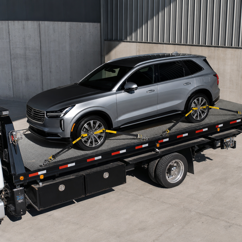 breakdown towing in West Palm Beach — flatbed towing image in West Palm Beach